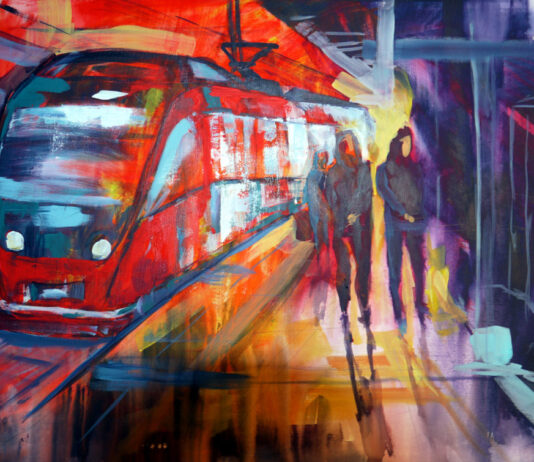 Kunst auf Schienen in der Rathausgalerie in St. Pölten