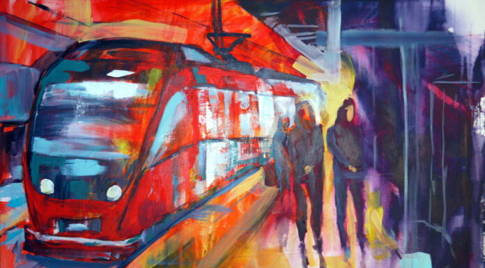 Kunst auf Schienen in der Rathausgalerie in St. Pölten