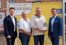 Königsbrunn wächst: GEDESAG feiert Dachgleiche für 33 neue Wohnungen