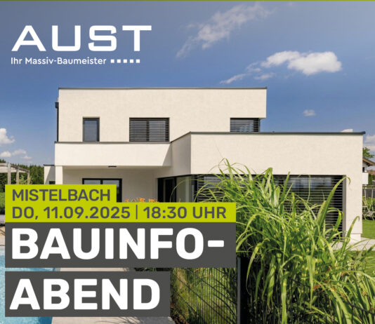 AUST-Bau Bauinfo-Abend 11. September 2025