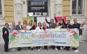 Spielen und spielend lernen bei der Kinderspielstadt in St. Pölten