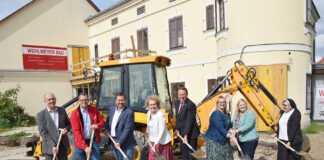 Spatenstich für Wohnhaus und Tagesstätte für Menschen mit psychischen Erkrankungen in St. Pölten