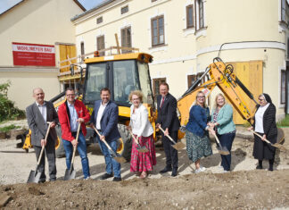 Spatenstich für Wohnhaus und Tagesstätte für Menschen mit psychischen Erkrankungen in St. Pölten