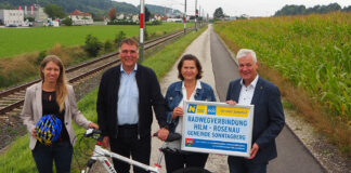 Arbeiten für Radwegverbindung Hilm – Rosenau sind abgeschlossen