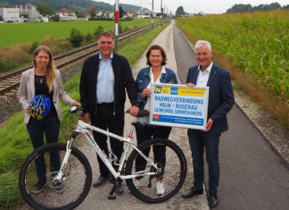 Arbeiten für Radwegverbindung Hilm – Rosenau sind abgeschlossen