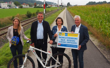 Arbeiten für Radwegverbindung Hilm – Rosenau sind abgeschlossen