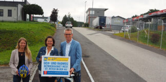 Arbeiten für Geh- und Radweg Betriebsgebiet West in St. Peter in der Au sind abgeschlossen