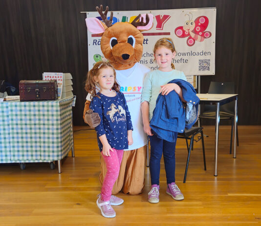 „Elch Emil“ besuchte die Familienmesse in Ybbs