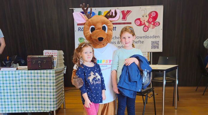 „Elch Emil“ besuchte die Familienmesse in Ybbs