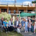 Gleichenfeier für den Ausbau der Kinderbetreuung in Groß Gerungs