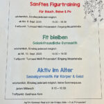 Gymnastik Programm 2025/26 in Prinzersdorf