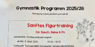 Gymnastik Programm 2025/26 in Prinzersdorf