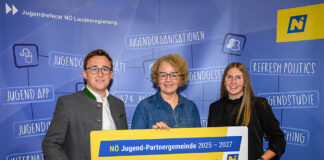 Auszeichnung von Niederösterreichs Jugend-Partnergemeinden