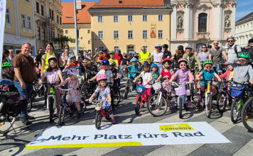 Radlobby lädt ein zum Mitmachen: 3. Kidical Mass in St. Pölten