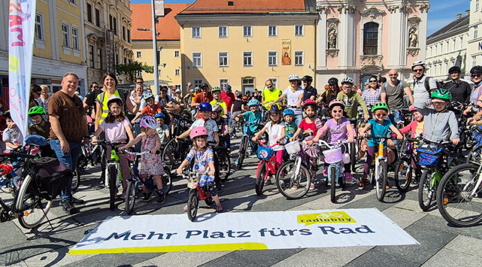 Radlobby lädt ein zum Mitmachen: 3. Kidical Mass in St. Pölten