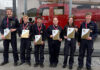 Fünf Feuerwehrjugendmitglieder erreichen das Feuerwehrjugendleistungsabzeichen in Gold