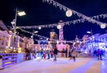 Eiszauber: St. Pölten gleitet in den Winter