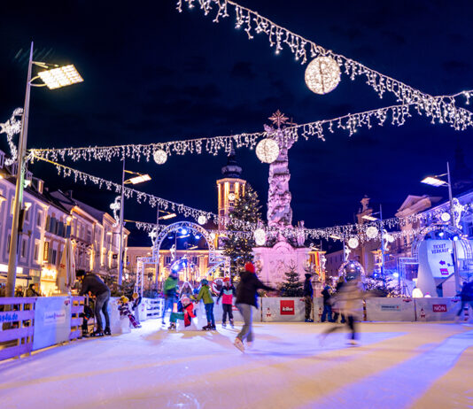 Eiszauber: St. Pölten gleitet in den Winter