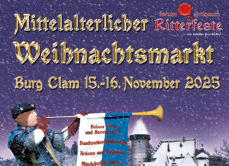 Mittelalterlicher Weihnachtsmarkt Burg Clam 15. – 16.11.2025