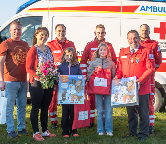 Junge Heldin zeigt, wie wichtig schnelle Hilfe ist