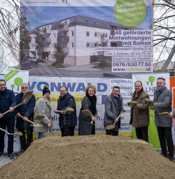 Spatenstich für leistbares Wohnen in Tulln