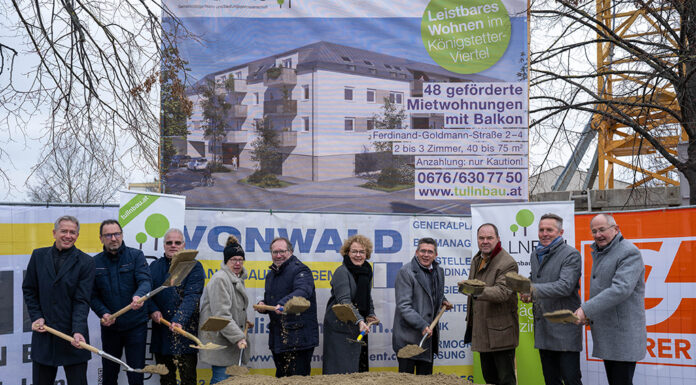 Spatenstich für leistbares Wohnen in Tulln