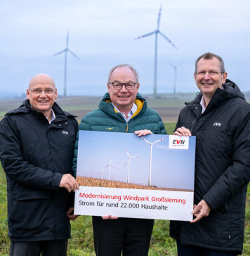 Repowering des EVN Windparks Großsierning startet