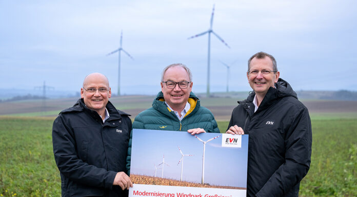 Repowering des EVN Windparks Großsierning startet