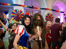 Faschingsausklang mit der Maskerade im Rathaus