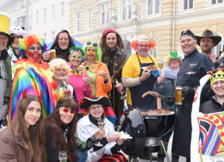 Närrisches Wintergrillen am Markt in St. Pölten