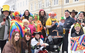 Närrisches Wintergrillen am Markt in St. Pölten