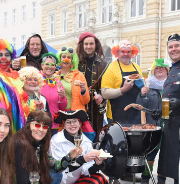 Närrisches Wintergrillen am Markt in St. Pölten