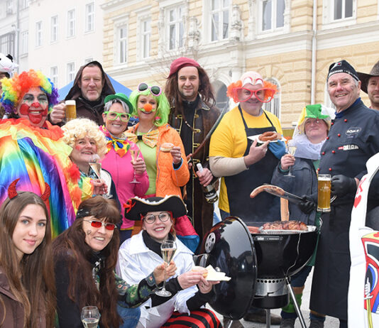 Närrisches Wintergrillen am Markt in St. Pölten