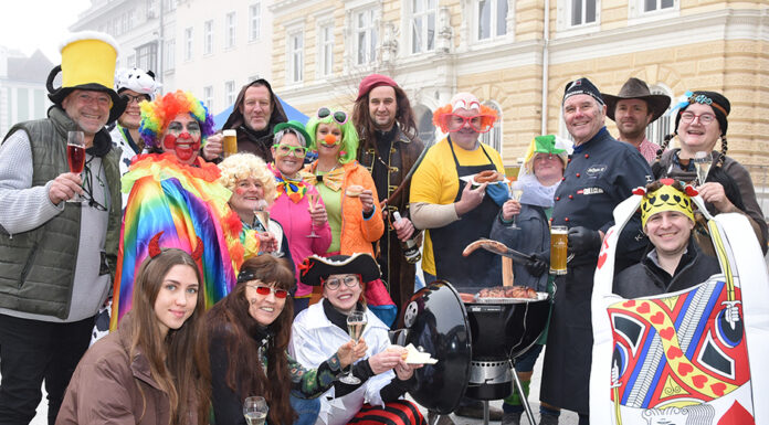 Närrisches Wintergrillen am Markt in St. Pölten