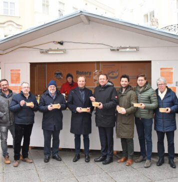 Karitativer Genuss am Riemerplatz in St. Pölten