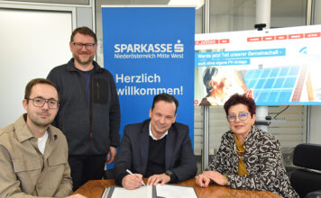 Sparkasse und Stadt St. Pölten besiegeln Strom-Pakt