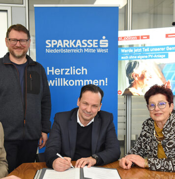 Sparkasse und Stadt St. Pölten besiegeln Strom-Pakt