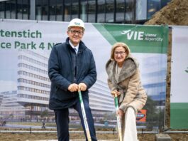 Spatenstich für den Office Park 4 NEXT am Flughafen Wien-Schwechat