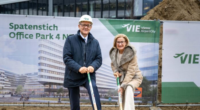 Spatenstich für den Office Park 4 NEXT am Flughafen Wien-Schwechat