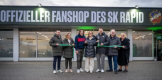 Rapid Fanshop in St. Pölten neu eröffnet
