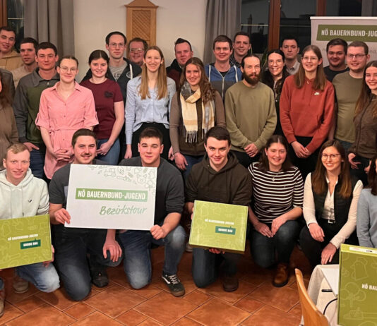 Junge Bauernbündler mobilisieren in ganz Niederösterreich