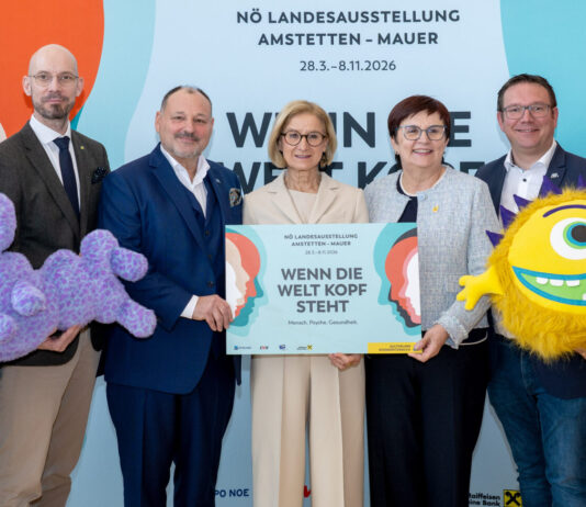 NÖ Landesausstellung 2026 in Mauer: „Wenn die Welt Kopf steht – Mensch. Psyche. Gesundheit.“