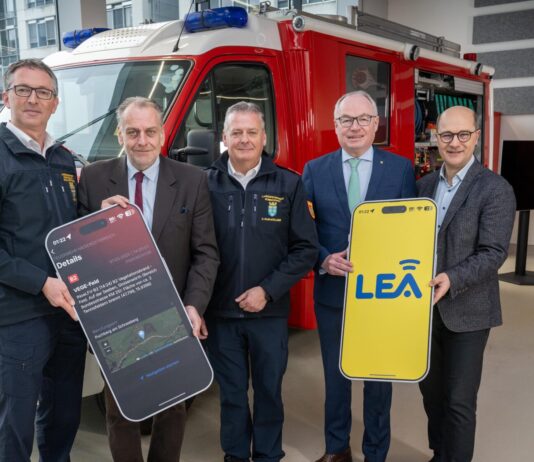 Bürgermeister jetzt live am Einsatzgeschehen