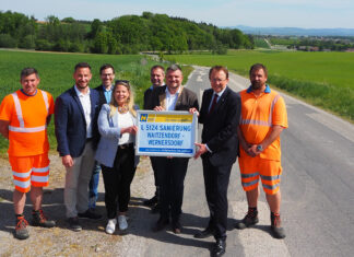 Fahrbahn der Landesstraße L 5124 wird zwischen Waizendorf und Wernersdorf erneuert