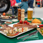 Grillgaudi am Wochenmarkt in St. Pölten