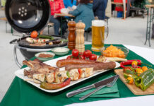 Grillgaudi am Wochenmarkt in St. Pölten