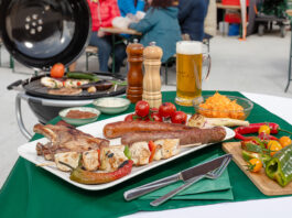 Grillgaudi am Wochenmarkt in St. Pölten