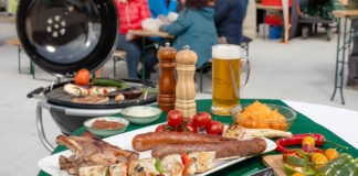 Grillgaudi am Wochenmarkt in St. Pölten