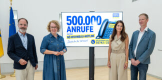 500.000. Anruf bei Wohnbau-Hotline