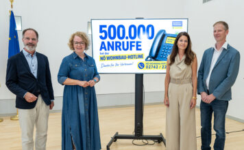 500.000. Anruf bei Wohnbau-Hotline